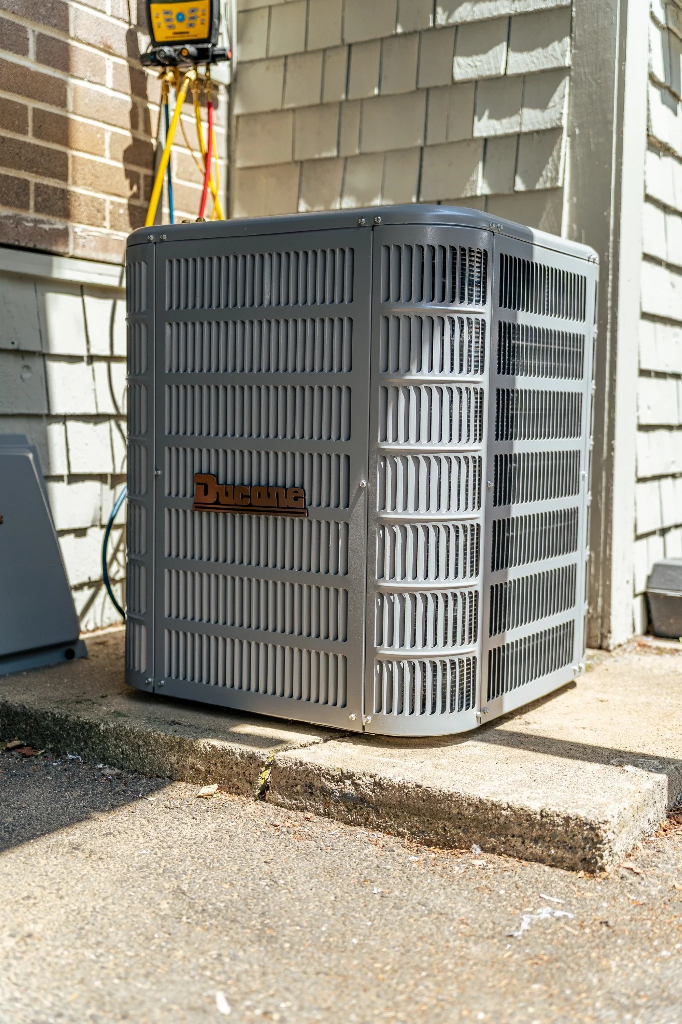 Air Conditioning Unit Installation in New Hampshire home.