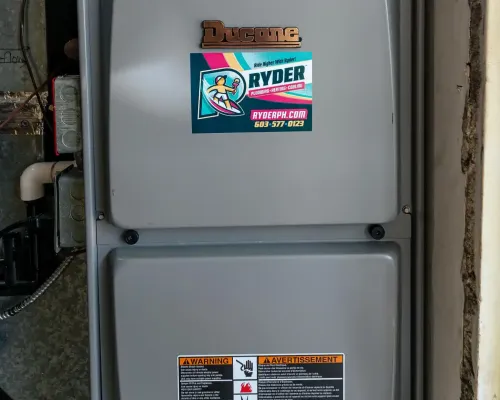 An installed Ducane unit